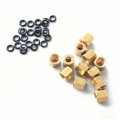Threaded Ink Connector - 3x2mm Brass Tube Fitting product image 3