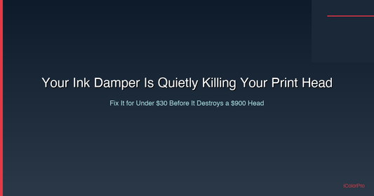 Your Ink Damper Is Quietly Killing Your Print Head — Here's How to Tell (and Fix It for Under $30)