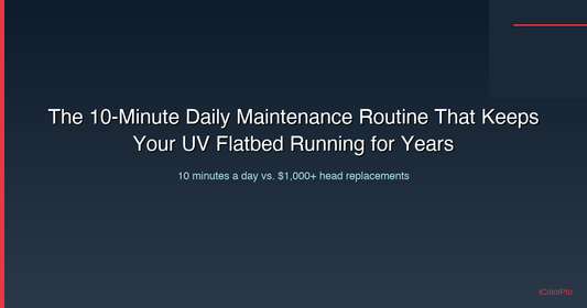 The 10-Minute Daily Maintenance Routine That Keeps Your UV Flatbed Running for Years