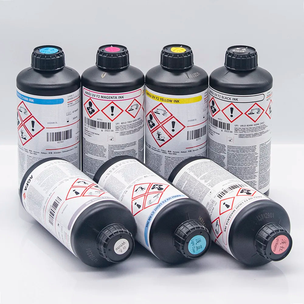AGFA F2 Soft UV Ink - 1L for Ricoh Gen5/Gen6, KM1024 & Toshiba CE4 product image 4