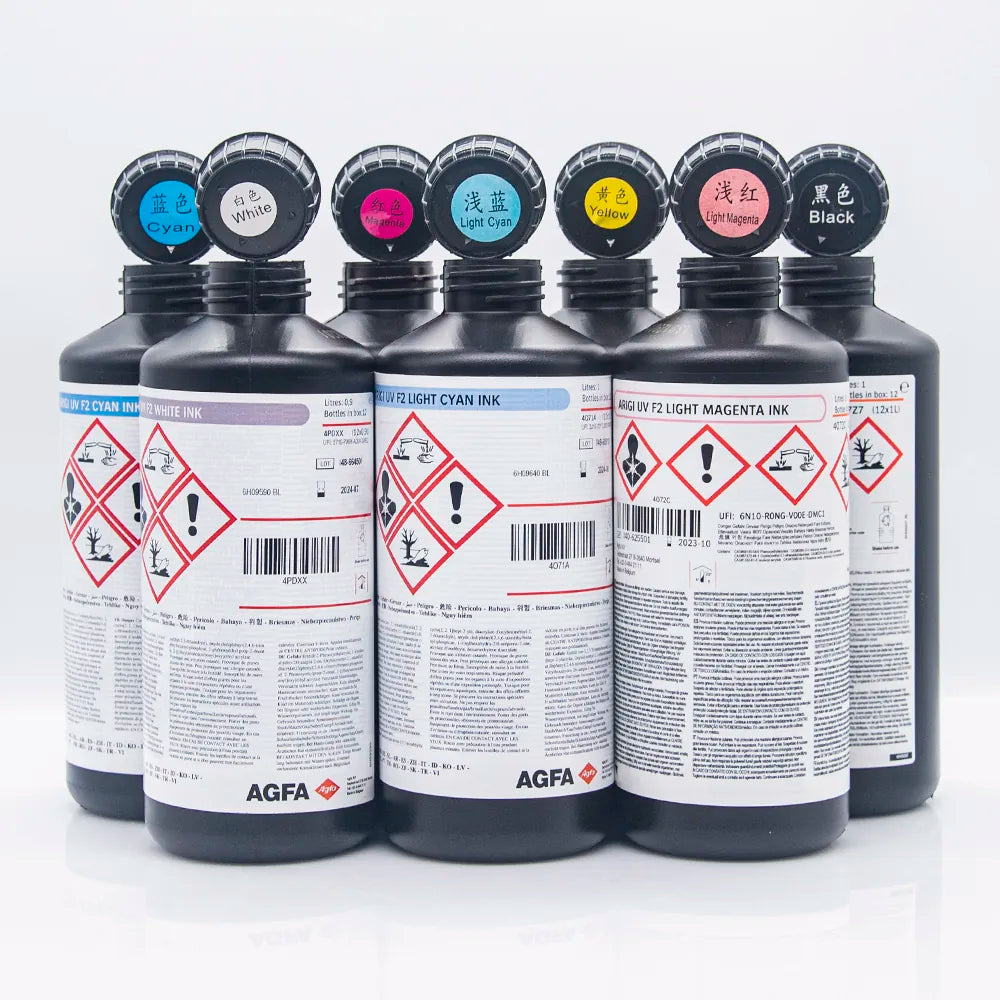 AGFA F2 Soft UV Ink - 1L for Ricoh Gen5/Gen6, KM1024 & Toshiba CE4 product image 6