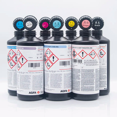 AGFA F2 Soft UV Ink - 1L for Ricoh Gen5/Gen6, KM1024 & Toshiba CE4 product image 6