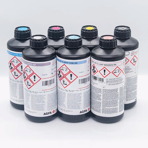 AGFA F2 Soft UV Ink - 1L for Ricoh Gen5/Gen6, KM1024 & Toshiba CE4 product image 8
