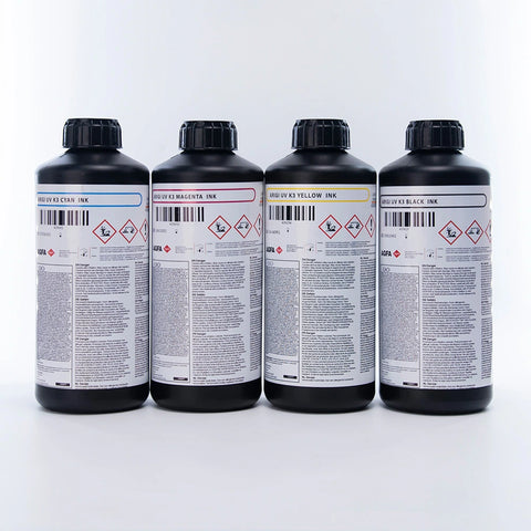 AGFA K3 UV 1L Epson DX5/XP600/i3200 — inchiostro UV neutro — per UV
