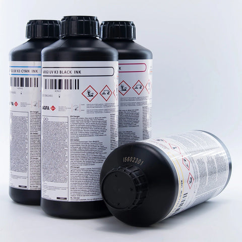 AGFA K3 UV 1L Epson DX5/XP600/i3200 — inchiostro UV neutro — per UV