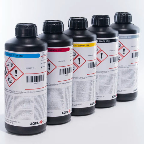 AGFA KF5 Soft UV Ink - 1L for Epson DX5/XP600/i3200 & Ricoh Gen5i product image 5