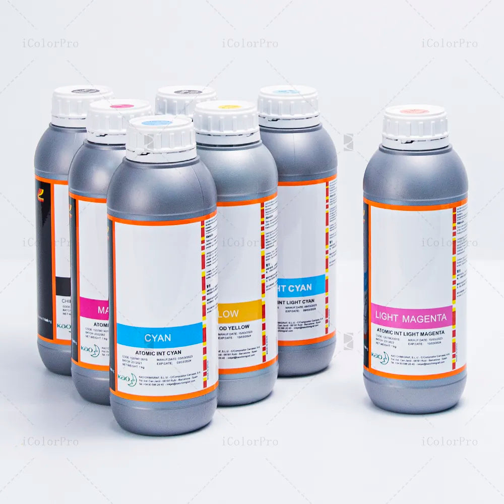 Kao Chimigraf Neutral UV Ink - 1L for Ricoh Gen5/Gen6, KM1024 & CE4M product image 5