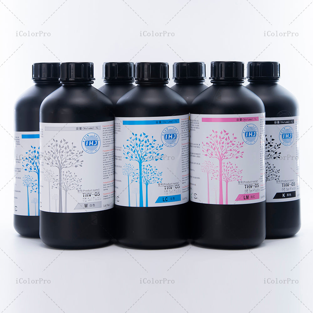 THV05 Neutral UV Ink - 1L for Konica, Ricoh & Toshiba UV Printheads bottle photo 2