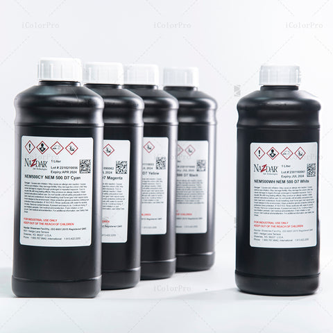 NaZdar Nem500 Neutral UV Ink - 1L for Epson DX5/XP600/i3200 & Ricoh Gen5i bottle photo 2