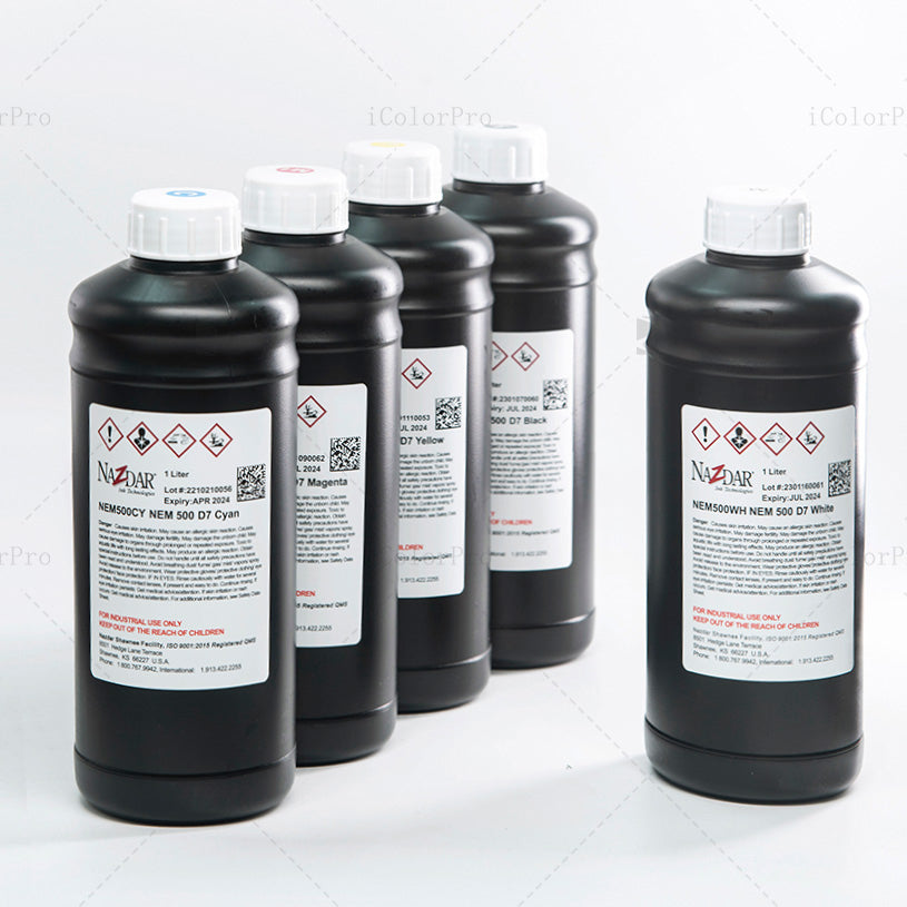 NaZdar Nem500 Neutral UV Ink - 1L for Epson DX5/XP600/i3200 & Ricoh Gen5i bottle photo 3