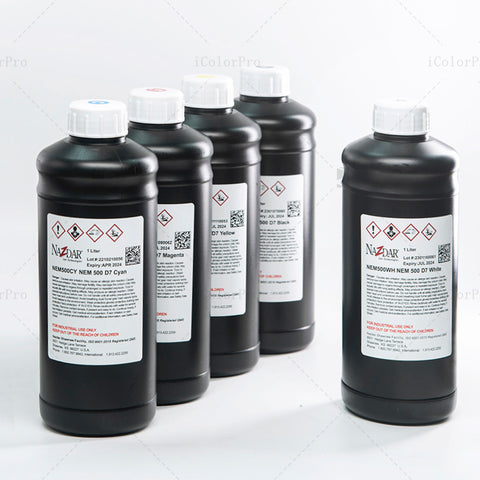 NaZdar Nem500 Neutral UV Ink - 1L for Epson DX5/XP600/i3200 & Ricoh Gen5i bottle photo 3