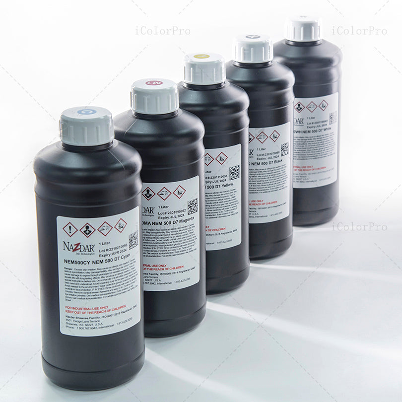 NaZdar Nem500 Neutral UV Ink - 1L for Epson DX5/XP600/i3200 & Ricoh Gen5i bottle photo 5