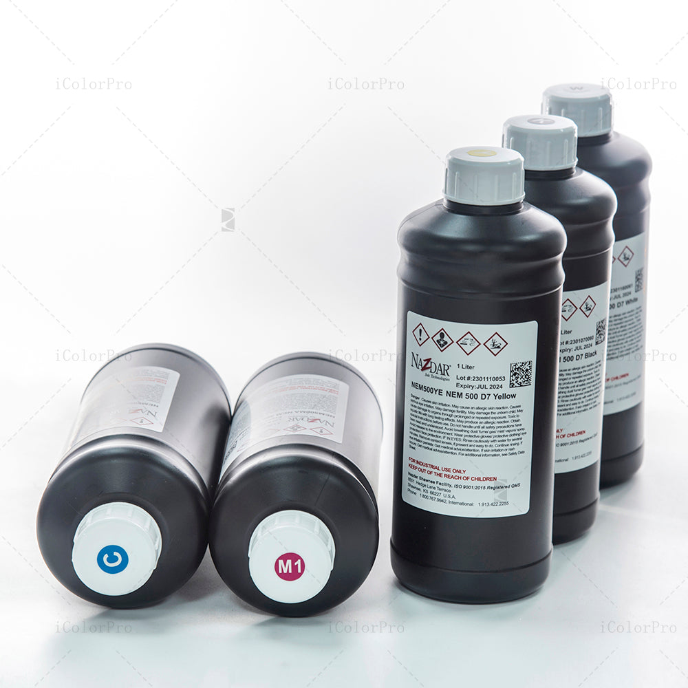 NaZdar Nem500 Neutral UV Ink - 1L for Epson DX5/XP600/i3200 & Ricoh Gen5i bottle photo 6