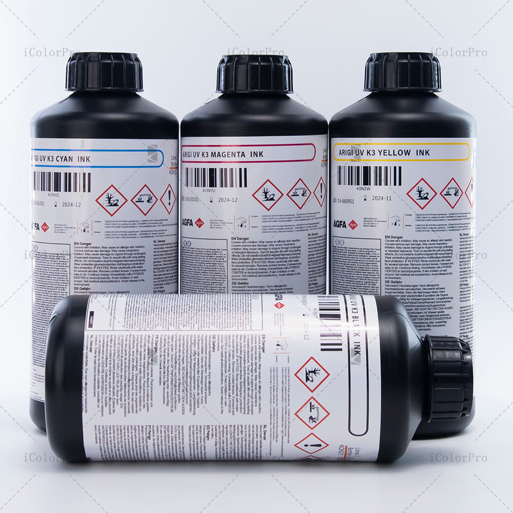 AGFA K3 Neutral UV Ink - 1L for Epson DX5/XP600/i3200 bottle photo 3