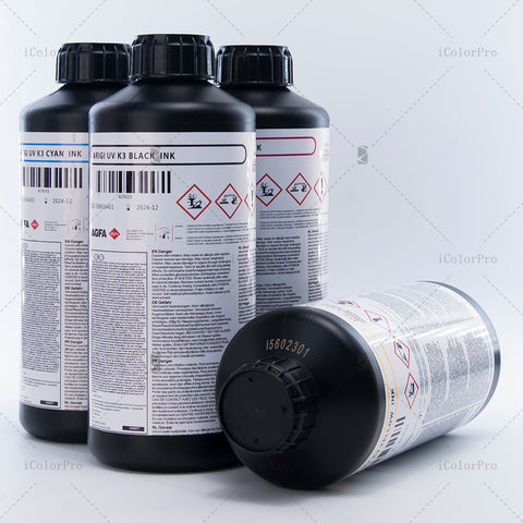 AGFA K3 Neutral UV Ink - 1L for Epson DX5/XP600/i3200 bottle photo 4