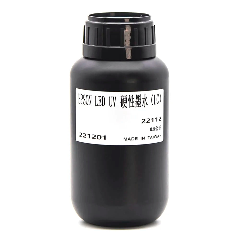 TongJou Epson Hard UV Ink - 1L for Epson UV Printheads Light Cyan ink bottle
