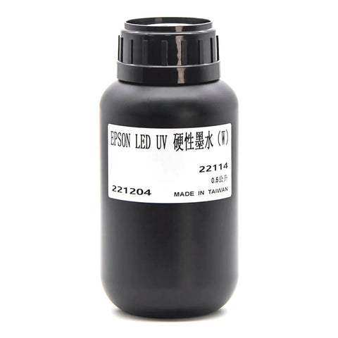 TongJou Epson Hard UV Ink - 1L for Epson UV Printheads White ink bottle