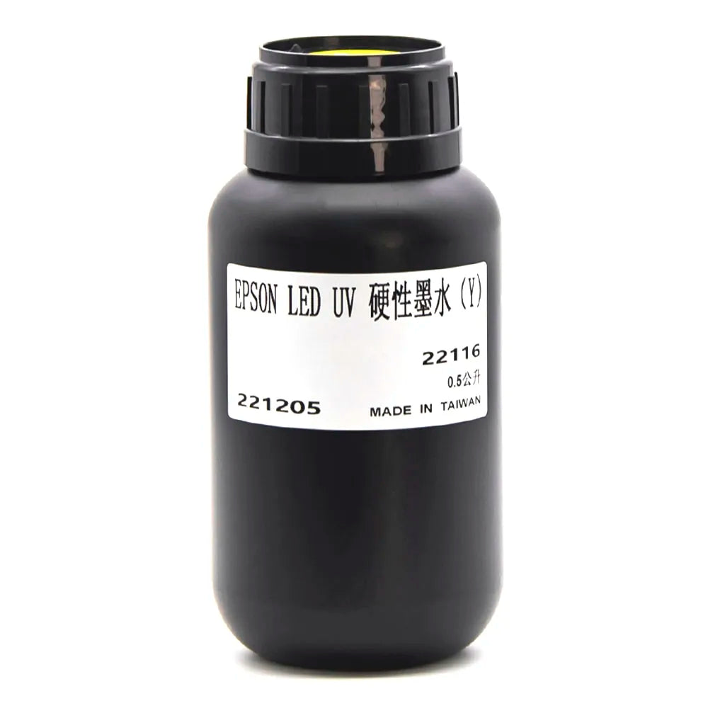TongJou Epson Hard UV Ink - 1L for Epson UV Printheads Yellow ink bottle