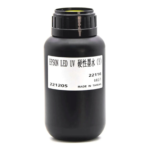 TongJou Epson Hard UV Ink - 1L for Epson UV Printheads Yellow ink bottle
