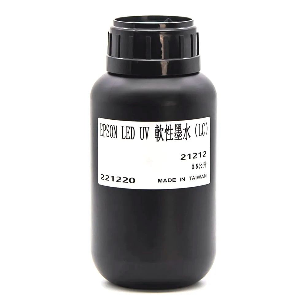 TongJou Epson Soft UV Ink - 1L for Epson UV Printheads Light Cyan ink bottle