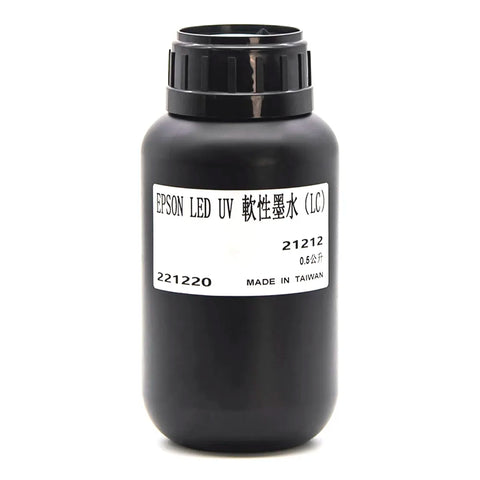 TongJou Epson Soft UV Ink - 1L for Epson UV Printheads Light Cyan ink bottle