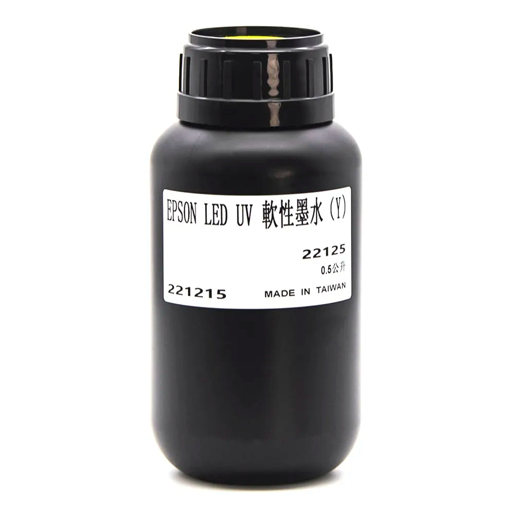 TongJou Epson Soft UV Ink - 1L for Epson UV Printheads Yellow ink bottle