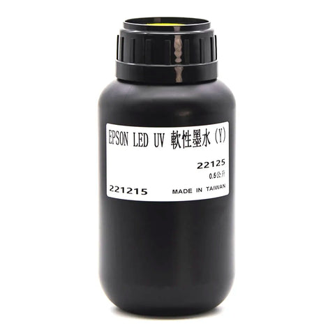 TongJou Epson Soft UV Ink - 1L for Epson UV Printheads Yellow ink bottle