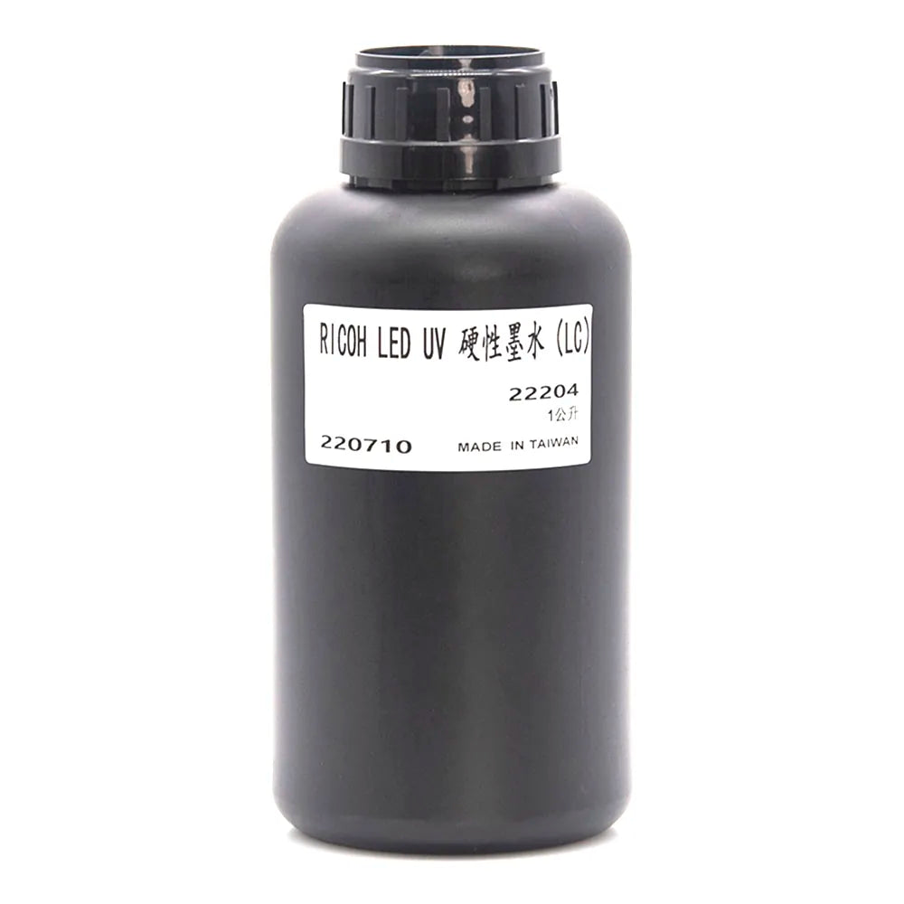 TongJou Ricoh Hard UV Ink - 1L for Ricoh Gen5/Gen6, KM1024 & CE4M Light Cyan ink bottle