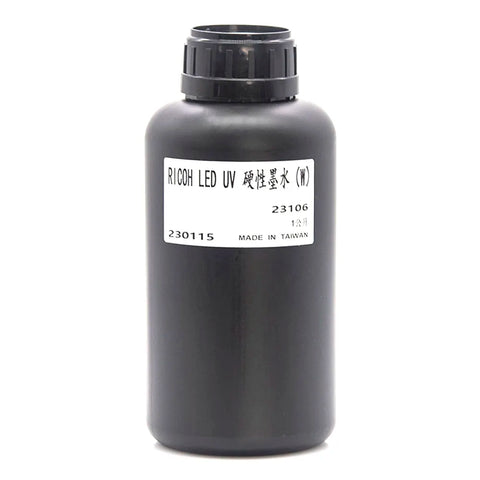 TongJou Ricoh Hard UV Ink - 1L for Ricoh Gen5/Gen6, KM1024 & CE4M White ink bottle