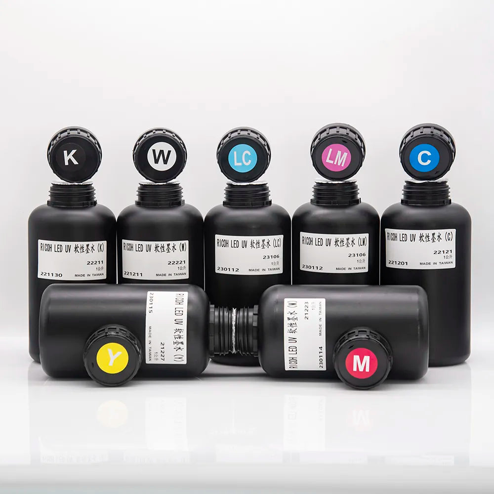 TongJou Ricoh Soft UV Ink - 1L for Ricoh Gen5/Gen6, KM1024 & CE4M bottle photo 4