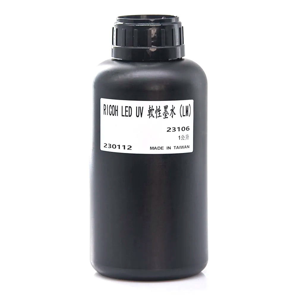 TongJou Ricoh Soft UV Ink - 1L for Ricoh Gen5/Gen6, KM1024 & CE4M Light Magenta ink bottle
