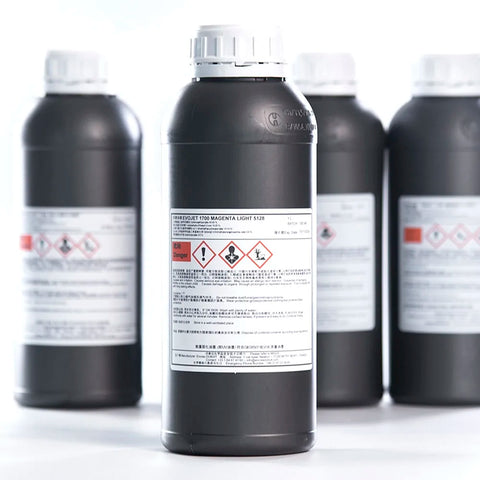 DUBUIT Neutral UV Ink - 1L for Ricoh Gen5/Gen6, KM1024 & CE4M Light Magenta ink bottle