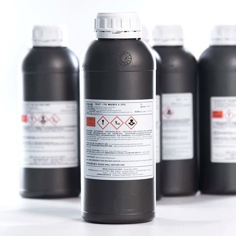 DUBUIT Neutral UV Ink - 1L for Ricoh Gen5/Gen6, KM1024 & CE4M Magenta ink bottle