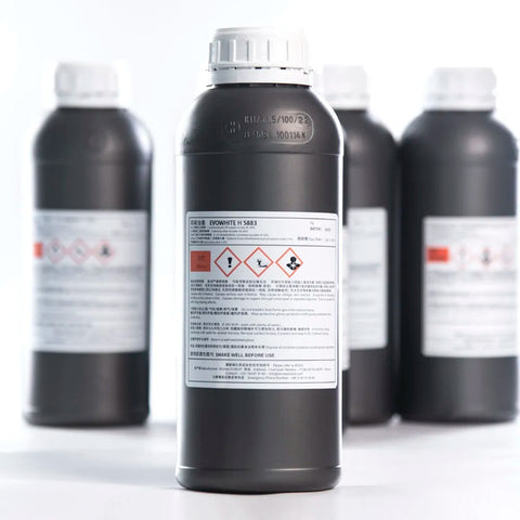 DUBUIT Neutral UV Ink - 1L for Ricoh Gen5/Gen6, KM1024 & CE4M White ink bottle