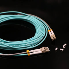 Green Armored LC-LC Fiber Patch Cable for UV Printers (7m/10m) image 2