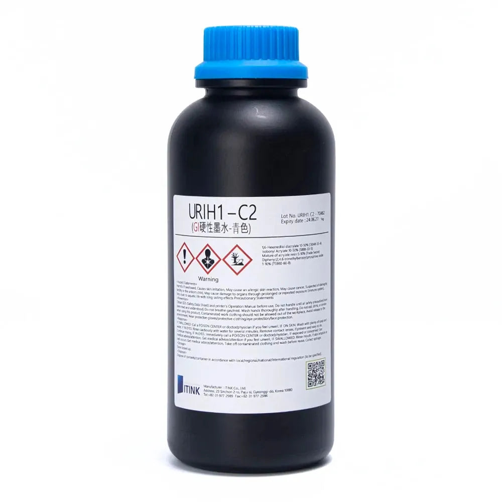 Korean IT URIH1 Gen5i Hard UV Ink - 1L for Epson DX5/XP600/i3200 & Ricoh Gen5i product bottle