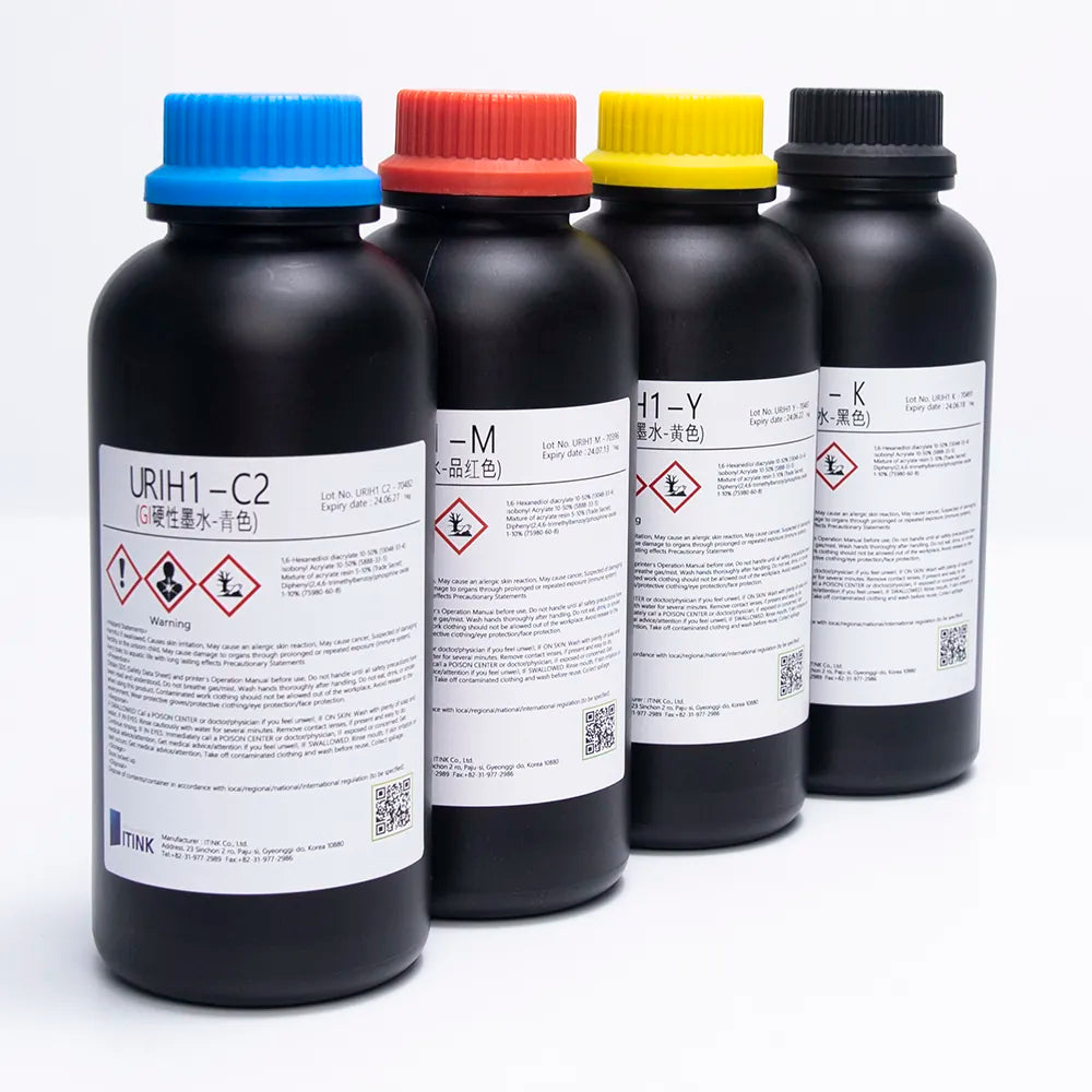 Korean IT URIH1 Gen5i Hard UV Ink - 1L for Epson DX5/XP600/i3200 & Ricoh Gen5i product image 6