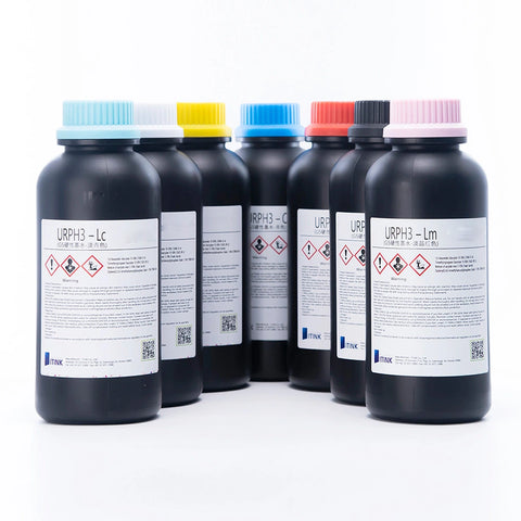 Korean IT URPH3 Hard UV Ink - 1L for Ricoh Gen5/Gen6, KM1024 & CE4M