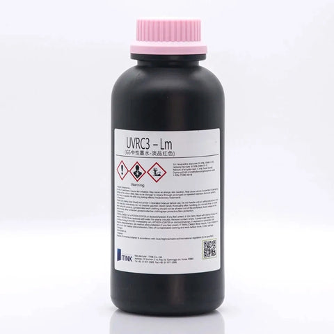 Korean IT UVRC3 Neutral UV Ink - 1L for Ricoh Gen5/Gen6, KM1024 & CE4M