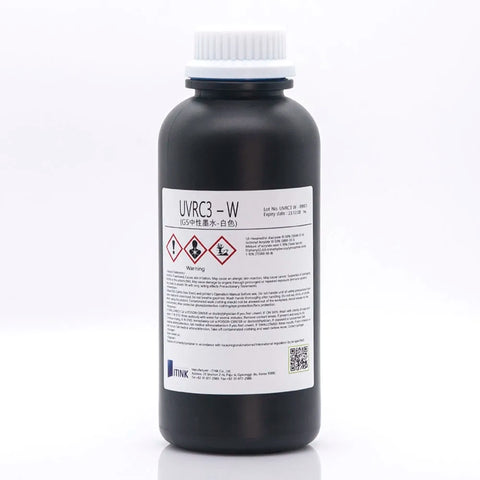 Korean IT UVRC3 Neutral UV Ink - 1L for Ricoh Gen5/Gen6, KM1024 & CE4M White ink bottle