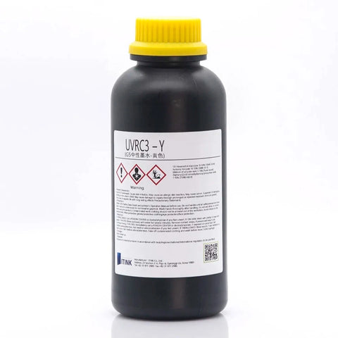 Korean IT UVRC3 Neutral UV Ink - 1L for Ricoh Gen5/Gen6, KM1024 & CE4M