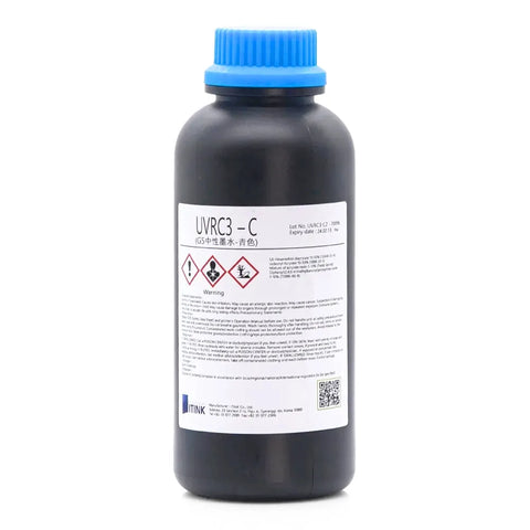 Korean IT UVRC3 Neutral UV Ink - 1L for Ricoh Gen5/Gen6, KM1024 & CE4M product bottle