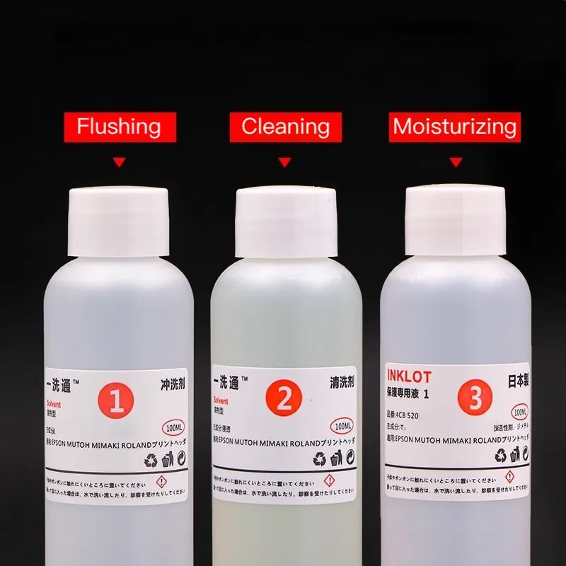 Japan Solvent Printhead Unclogging Kit - 300ml for Solvent Ink Systems image 4