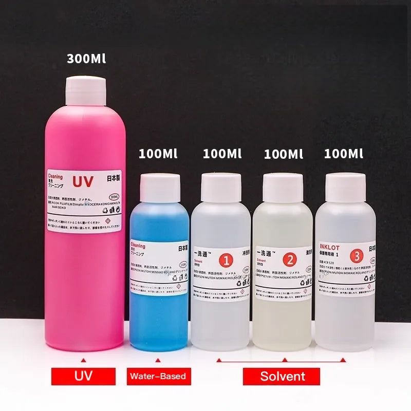 Japan Solvent Printhead Unclogging Kit - 300ml for Solvent Ink Systems image 5