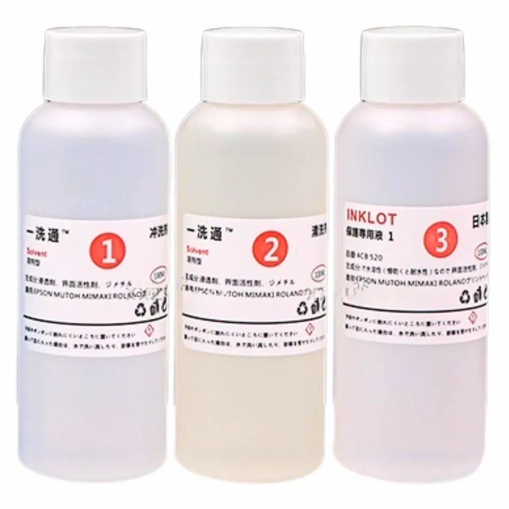Japan Solvent Printhead Unclogging Kit - 300ml for Solvent Ink Systems product image