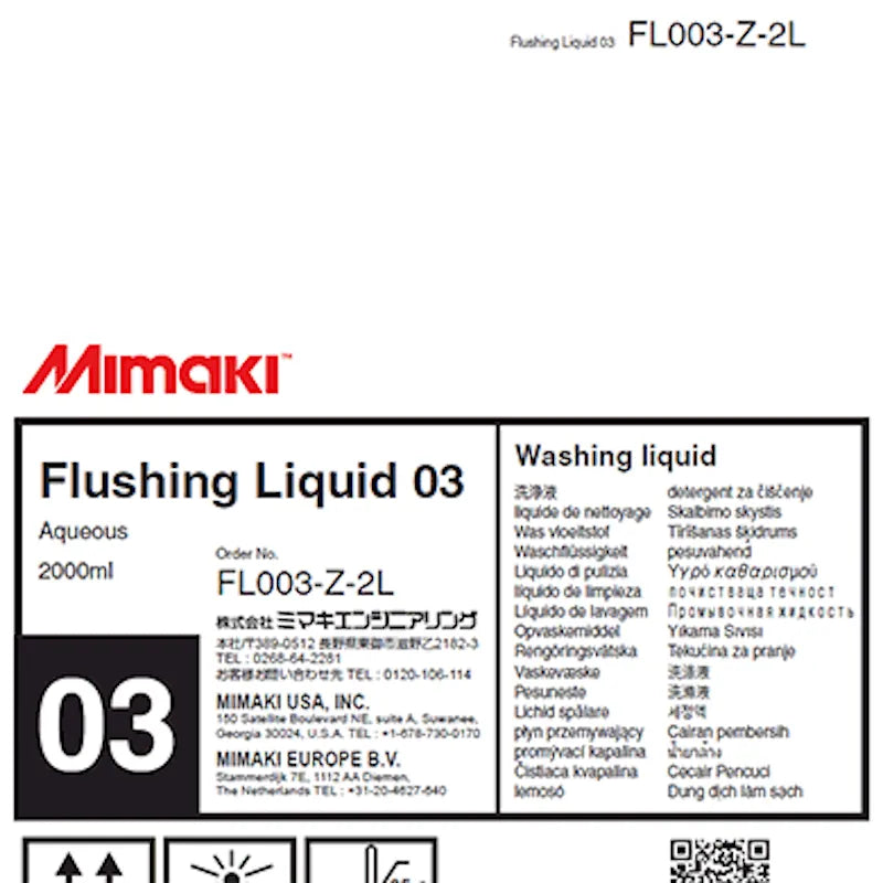 FL003-Z-2L - Mimaki Flushing Liquid 03 2L Pack image 9