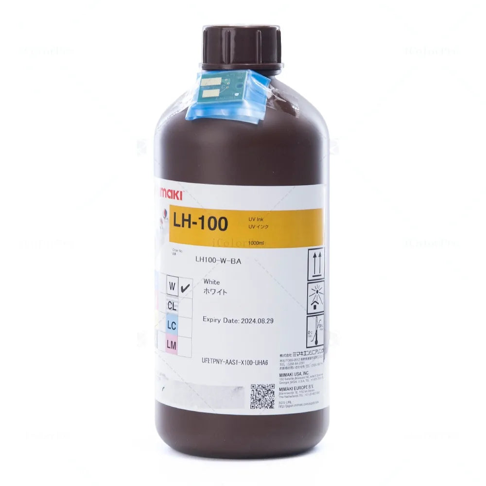Mimaki LH 100 UV Ink - 1L for JFX200-1213 EX/JFX200-2513/JFX200-2513 EX product bottle