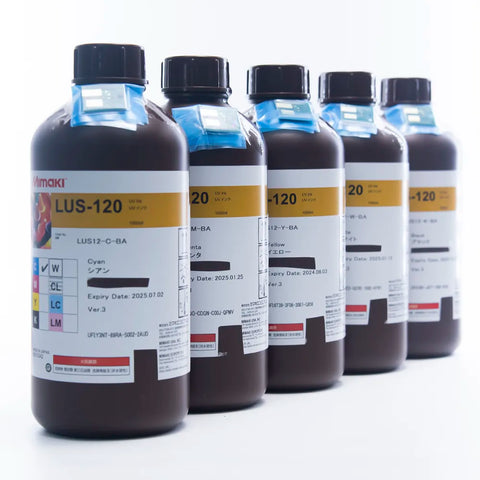 Mimaki LUS 120 UV Ink - 1L for JFX200-1213 EX/JFX200-2513/JFX200-2513 EX Light Magenta ink bottle