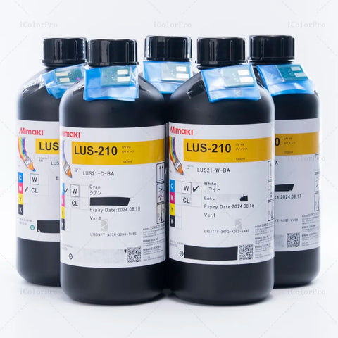 Mimaki LUS 210 UV Ink - 1L for UJV100-160/UJV100-160Plus Varnish ink bottle