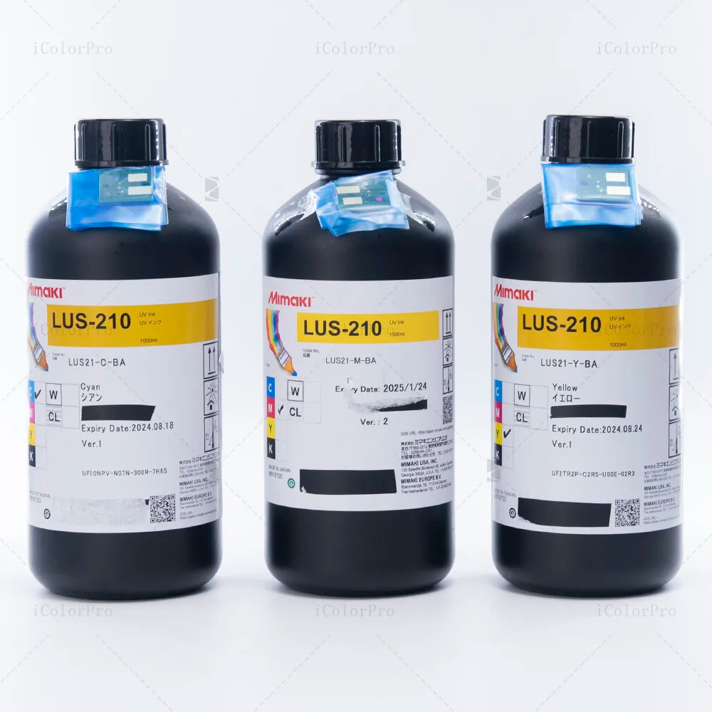 Mimaki LUS 210 UV Ink - 1L for UJV100-160/UJV100-160Plus Light Magenta ink bottle